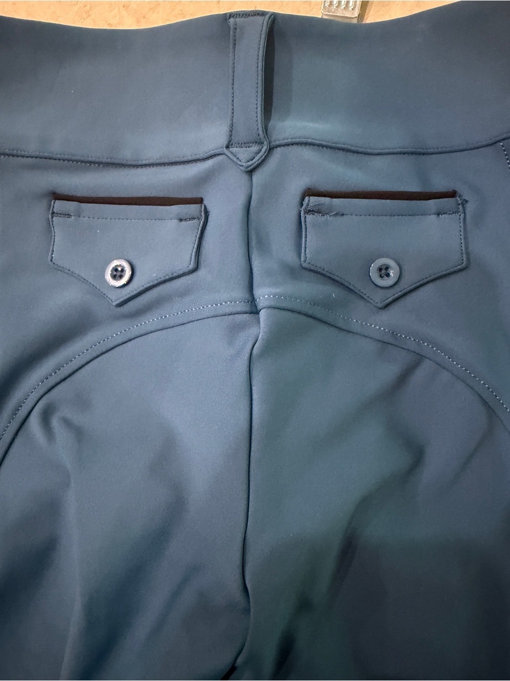 Free Ride Equestrian Lux Zip Breeches in Ocean Full Seat Women's - Size XXS - Picture 5 of 8
